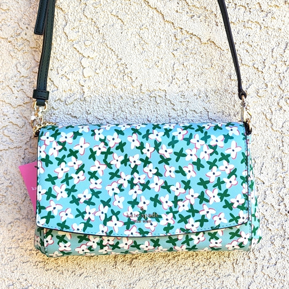 Kate Spade New York Greer Floral Crossbody Bag Handbag NWT